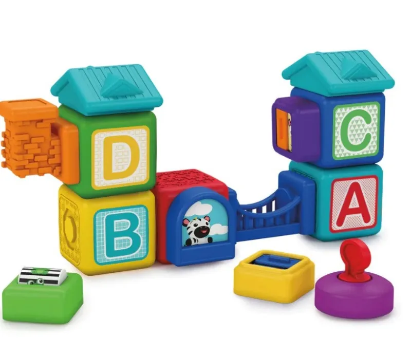 Baby Einstein Connectables Playhouse Bridge & Learn Magnetic Activity Blocks Outlet