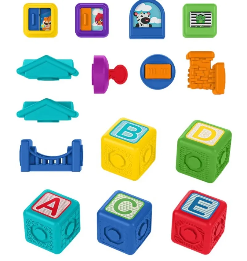 Baby Einstein Connectables Playhouse Bridge & Learn Magnetic Activity Blocks Outlet