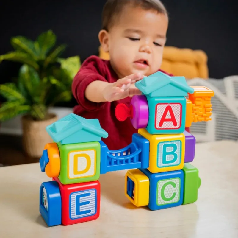Baby Einstein Connectables Playhouse Bridge & Learn Magnetic Activity Blocks Outlet