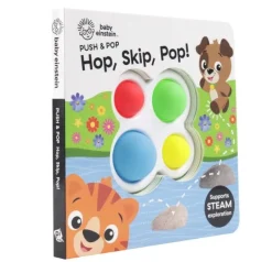 Baby Einstein Push & Pop Hop, Skip, Pop Board Book Discount