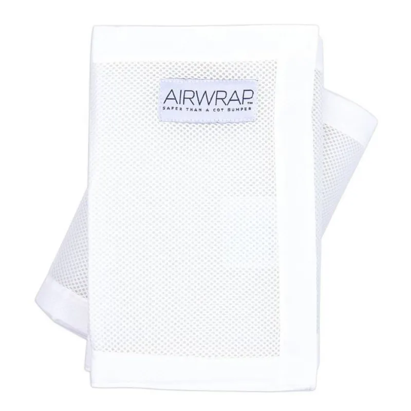 Airwrap Baby First 4-Sided Mesh Cot Liner White Online