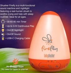 Baby Shusher Firefly Portable Sound Machine Online