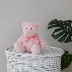 Babyco Bear Plush Toy Pink 18cm Online