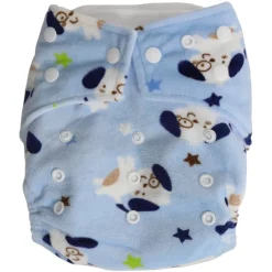 Babyco Mink Reusable Cloth Nappy with 2 Microfibre Inserts Puppy Hot