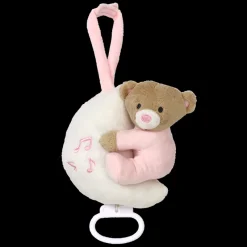 Babyco Moonbear Carillon Pullstring Musical Toy Pink Hot