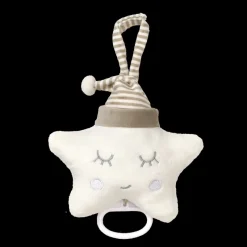 Babyco Star Carillon Pullstring Musical Toy White New