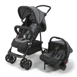 Babylo plum travel system melange grey Best