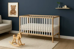 Babylo Tara Cot Natural/White Fashion