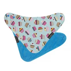Mum 2 Mum bandana bib cupcakes teal Online