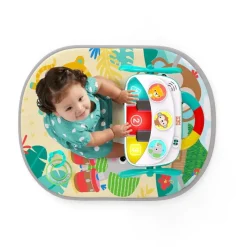 Bright Starts 4-in-1 Groovin’ Kicks Piano & Drum Kick Gym Tropical Safari Hot