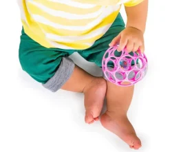 Oball Bright Starts Classic Easy-Grasp Toy Pink Hot