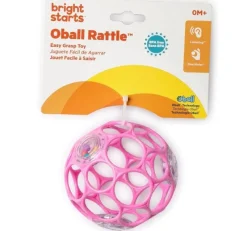 Oball Bright Starts Classic Easy-Grasp Toy Pink Hot