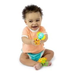 Oball Bright Starts Soother Pals Easy-Grasp Teether Toys Hot