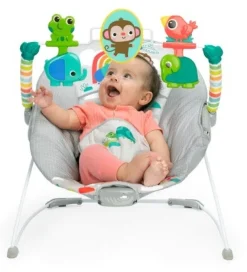 Bright Starts Playful Paradise Vibrating Bouncer Best