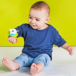 Bright Starts Rattle & Teethe Wrist Pals Toy  Monkey & Elephant Outlet