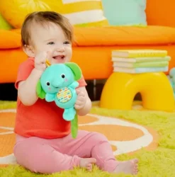 Bright Starts Tug Tunes On-the-Go Toy - Elephant Fashion