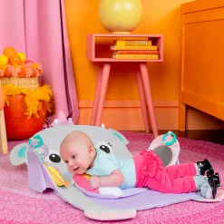 Bright Starts Tummy Time Prop & Play Mat Unicorn New