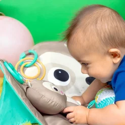 Bright Starts Tummy Time Prop & Play Mat Sloth Hot
