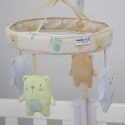 Bubba Blue Woodland Bear Musical Mobile Clearance
