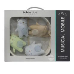 Bubba Blue Woodland Bear Musical Mobile Clearance