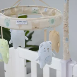 Bubba Blue Woodland Bear Musical Mobile Clearance