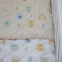 Bubba Blue Woodland Bear Reversible Cot Comforter Best