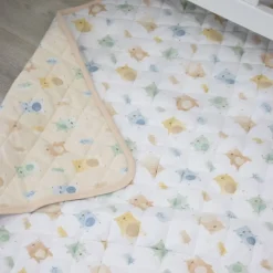 Bubba Blue Woodland Bear Reversible Cot Comforter Best