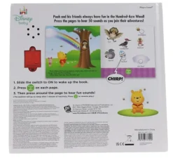 Winnie the Pooh Disney Baby Pooh's Noisy Day Press the Page Mini Deluxe Play-a-Sound Book New