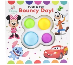Disney Baby Push & Pop Bouncy Day Board Book Hot