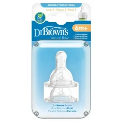 Dr Browns Dr Brown's Level 3 Narrow Neck Teats 2-Pack Outlet