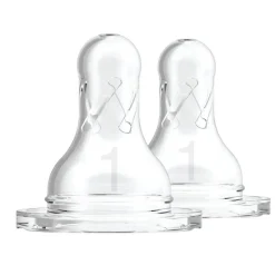 Dr Browns Dr Brown's Level 1 Narrow Neck Teat 2-Pack Fashion
