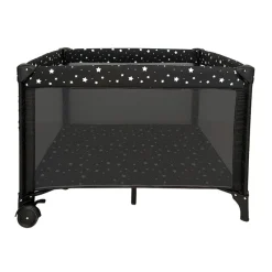 Edinburgh black stars portable cot Discount