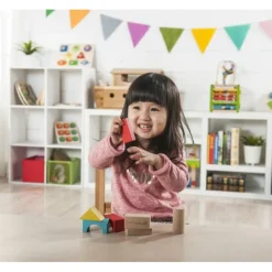 EverEarth 50 Piece Building Block Set With Bucket Outlet
