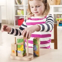 EverEarth Amazon 9-Piece Caterpillar/butterfly Stacking Puzzle Best