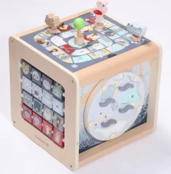 EverEarth 6-in-1 Wild Animal Activity Cube New