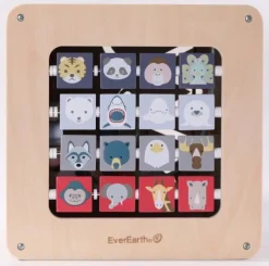 EverEarth 6-in-1 Wild Animal Activity Cube New