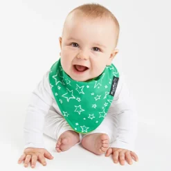 Mum 2 Mum fashion bandana wonder bib green stars Hot