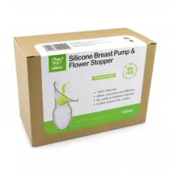 Haakaa Gen. 2 100ml Silicone Breast Pump & Flower Stopper Set Outlet