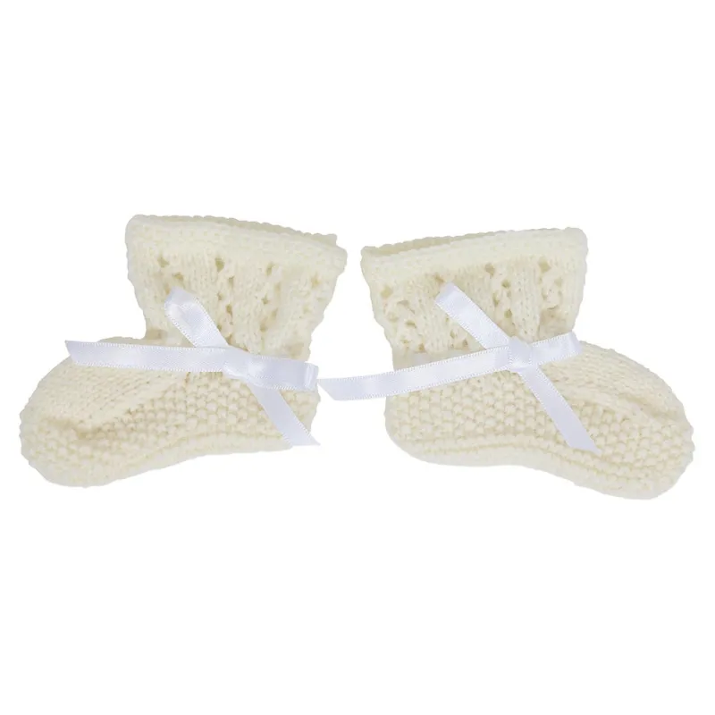 Little Angels Knitwear Hand Knit Booties Online