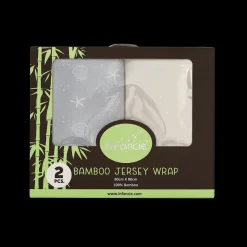 infancie Bamboo Jersey Wrap 2-Pack Grey Fashion