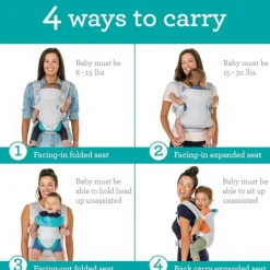 Infantino Flip 4-in-1 Light & Airy Convertible Carrier Sale