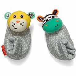 Infantino Foot Rattles Zebra/Tiger Outlet