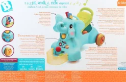 Infantino Ollie 3-in-1 Sit, Walk & Ride Elephant Best