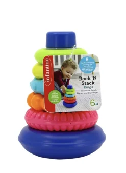 B Kids Infantino Rock n Stack Rings New