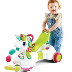 Infantino Smilin' Shimmer 3-in-1 Sit, Walk and Ride Unicorn Clearance