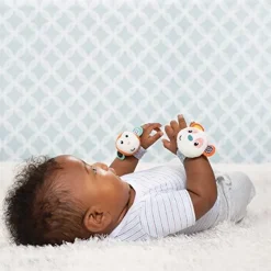 Infantino Wrist Rattles Monkey/Panda Outlet