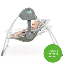 Ingenuity Comfort-2-Go Portable Swing Fanciful Forest New