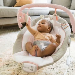 Ingenuity Flora the Unicorn Cradling Bouncer Fashion