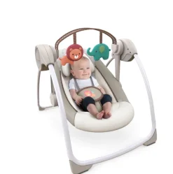 Ingenuity Soothe 'n Delight Cozy Kingdom Portable Swing New