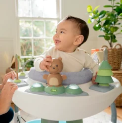 Ingenuity Spring & Sprout 2-in-1 Activity Jumper and Table First Forest Outlet